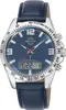 Master Time MTGA-10876-32L Funk-Herrenuhr Sporty Big Date Leder Blau 1 Produktbild-Vorschau