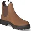 A single brown Chelsea boot is shown against a white background. Podgląd zdjęcia produktu
