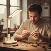 Doppel-LED Schreibtischlampe mit Akku & LCD Display, 6in1 Produktbild-Vorschau 13