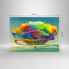 Bilder auf glas - Abstraktion Natur - 100x70cm - Glasbilder Produktbild-Vorschau 3