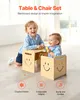 VEVOR Montessori súprava stola a stoličky (s tabuľou) z Náhľad obrázku produktu 2