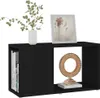 vidaXL TV skříňka černá 60x24x32 cm Dřevěný materiál Náhled obrázku produktu 2