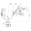 Maclean MC-861N 2-Fach Monitorhalterung Tischhalterung für Produktbild-Vorschau 11