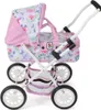 Kočík pre bábiku Smarty mini plyšový ružový 56x37x56cm - 2, Náhľad obrázku produktu 3