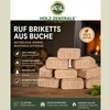 RUF BRIKETTS 100% Buche 20 kg (10+10 kg) Hartholzbriketts, Produktbild-Vorschau 2