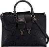 Elegante schwarze Damenschultertasche mit viel Stauraum und Produktbild-Vorschau 11