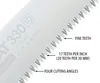 Seghetto manuale Zübat Professional 330mm 10 denti/30mm Anteprima dell’immagine prodotto 7