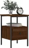 vidaXL Nachttisch Braun Eichen-Optik 34x36x50 cm Produktbild-Vorschau 7