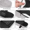 A collage of close-up images showcasing the features of chair armrest pads. Náhled obrázku produktu