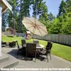COSTWAY 300x258cm Sonnenschirm mit 8 Streben Gartenschirm Produktbild-Vorschau 9