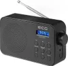 ECG R 105 FM | Rádio | Černá | Rozšiřitelná | Anténa Náhled obrázku produktu 1