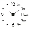 A wall clock with numbers and words indicating the hours. Produktbild-Vorschau