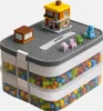 Kruzzel Boîte de rangement avec couvercle 2 étages Boîtes Voir les images du produit 1