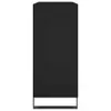 vidaXL Plattenschrank Schwarz 84,5x38x89 cm Holzwerkstoff Produktbild-Vorschau 5