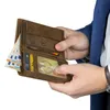Leder Geldbörse Herren Portemonnaie RFID Hochformat Produktbild-Vorschau 9