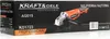 The image shows the packaging of a Kraft&Dele angle grinder. Voir les images du produit