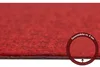 Roter Filzteppich mit 4mm Gesamtdicke, ausgelegt auf weißem Boden. Strapazierfähig. Produktbild-Vorschau
