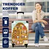 MuchoWow® Koffer Handgepäck Trolley Rollkoffer Kleine Produktbild-Vorschau 2