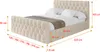 ALTDECOR Polsterbett mit Bettkasten - LARO-Z 180x200 Beige Produktbild-Vorschau 4