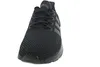 A black Adidas sneaker shown from the front. Produktbild-Vorschau