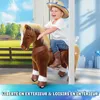 PonyCycle Modèle Y Poney à roulettes marron pour enfants de Voir les images du produit 6