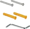 Relaxdays Toilettenpapierhalter, Walnussholz, Wandmontage Produktbild-Vorschau 8