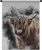MuchoWow® Wandteppich Wandbehang Scottish Hochlandrind - Produktbild-Vorschau 1