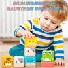 Bausteine Stapelturm Baby - 6 teilige Montessori Sensorik Produktbild-Vorschau 2
