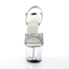 SKY-310 Damen Sandale von Pleaser, Silber EU 43, US 13 Produktbild-Vorschau 2