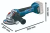 Bosch GWS 18V-10 P Professional Akumulatorowa szlifierka Podgląd zdjęcia produktu 4