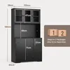 BEALIFE Geschirrschrank AP121 100x40x180 cm | Produktbild-Vorschau 3