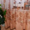 1Pc Flower Jacquard Tuell Fenster Vorhang drapieren Produktbild-Vorschau 9