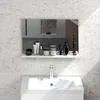 Wandmontierter Badezimmerspiegel mit Ablage, modernes und Produktbild-Vorschau 2
