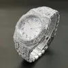 Armbanduhr Iced Out Luxus Herrenuhr Arabische Ziffern Produktbild-Vorschau 3