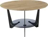 Couchtisch Cadiz rund | Ø70 | Eiche massiv / grau Produktbild-Vorschau 5