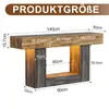 Konsolentisch 140cm Beistelltisch Flurtisch Sofatisch mit 3 Produktbild-Vorschau 4