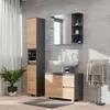 Vicco Badmöbel-Set J-Shape, 3 Teile, mit Hochschrank, Produktbild-Vorschau 4