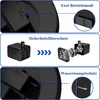 Collage of images showing features of a solar fountain pump. Produktbild-Vorschau