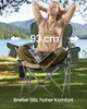 SONGMICS Faltbarer Outdoor-Stuhl, breiter Sitz, hohe Produktbild-Vorschau 7