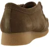 Mocassini Del Marchio Clarks Del Modello 26180920c Verde Anteprima dell’immagine prodotto 3