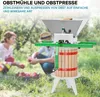 Wiltec Set 6L Obstpresse aus Buchenholz inkl. Presstuch und Produktbild-Vorschau 2