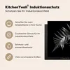 KitchenYeah© Herdabdeckplatte Nahaufnahme eines Farnblatts Produktbild-Vorschau 6