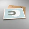 Gerahmtes Poster - Rahmen in heller Eiche - Formen Rad Produktbild-Vorschau 3