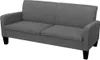 3-Sitzersofa 180 x 65 x 76 cm Dunkelgrau Produktbild-Vorschau 1