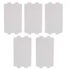 Five white rectangular mica sheets arranged in two rows on a white background. Náhled obrázku produktu