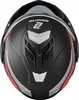 Bogotto FS-X600 Atyr casque pliable, noir mat/gris/rouge, L Voir les images du produit 6