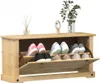 vidaXL Skriňa na topánky  99x32x47 cm z masívneho Náhľad obrázku produktu 2