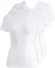 3er Pack Damen T-Shirt Unterhemd Baumwolle Supergekämmt von Produktbild-Vorschau 1