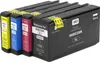 Four ink cartridges lined up diagonally against a white background. Produktbild-Vorschau