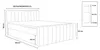 MR GROUP Boxspringbett mit Bettkasten ASTI, 120x200, beige, Produktbild-Vorschau 7